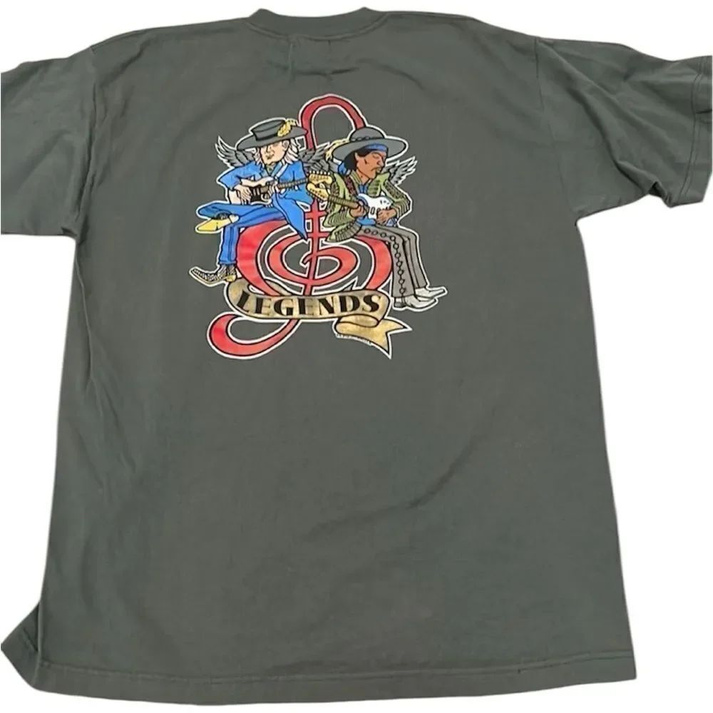 NWOT rare 1996 vintage Jimi Hendrix & Stevie Ray Vaughan T-shirt